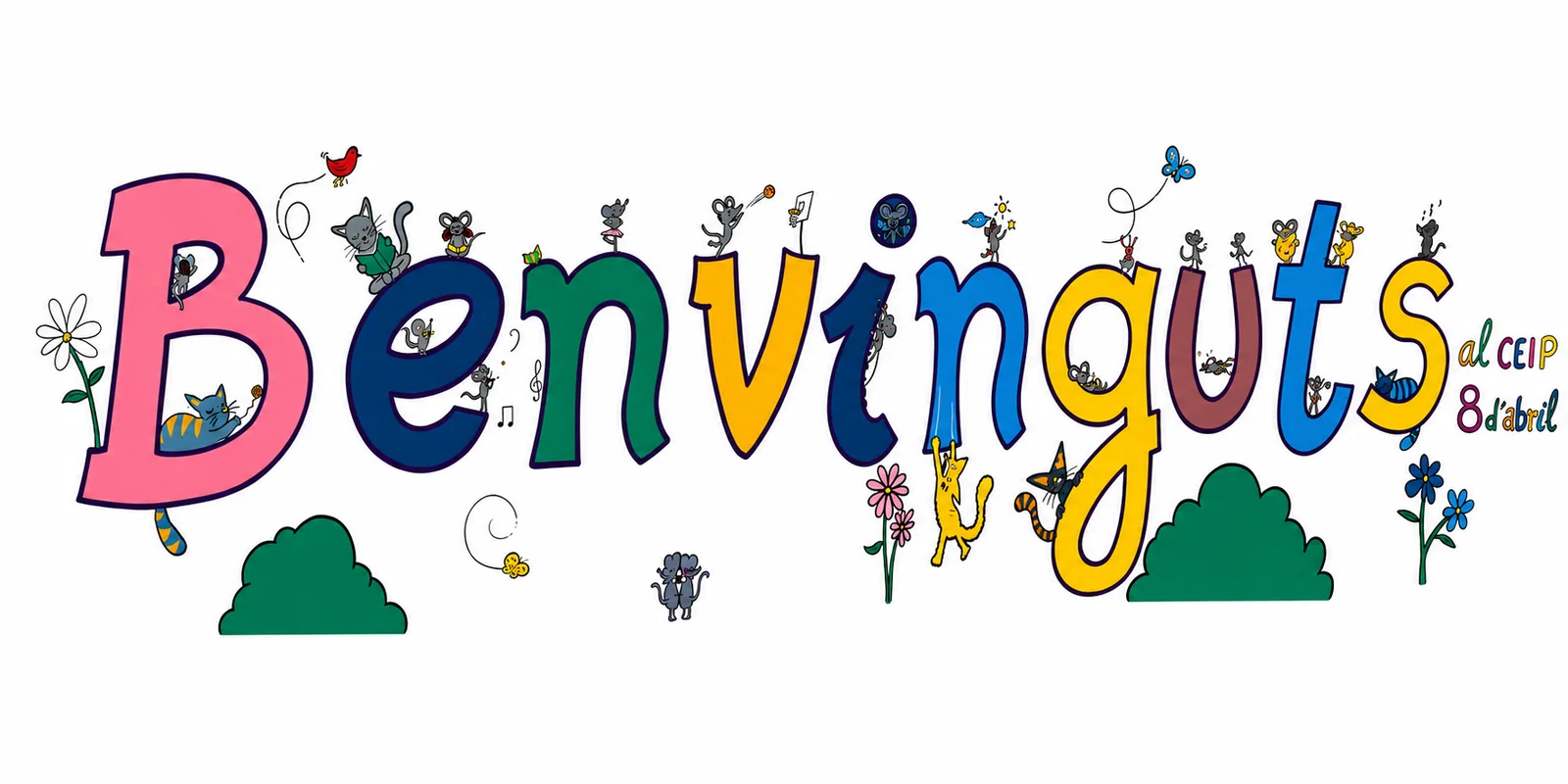 Benvinguts i benvingudes al CEIP 8 d'Abril · Bienvenidos y bienvenidas al CEIP 8 de Abril