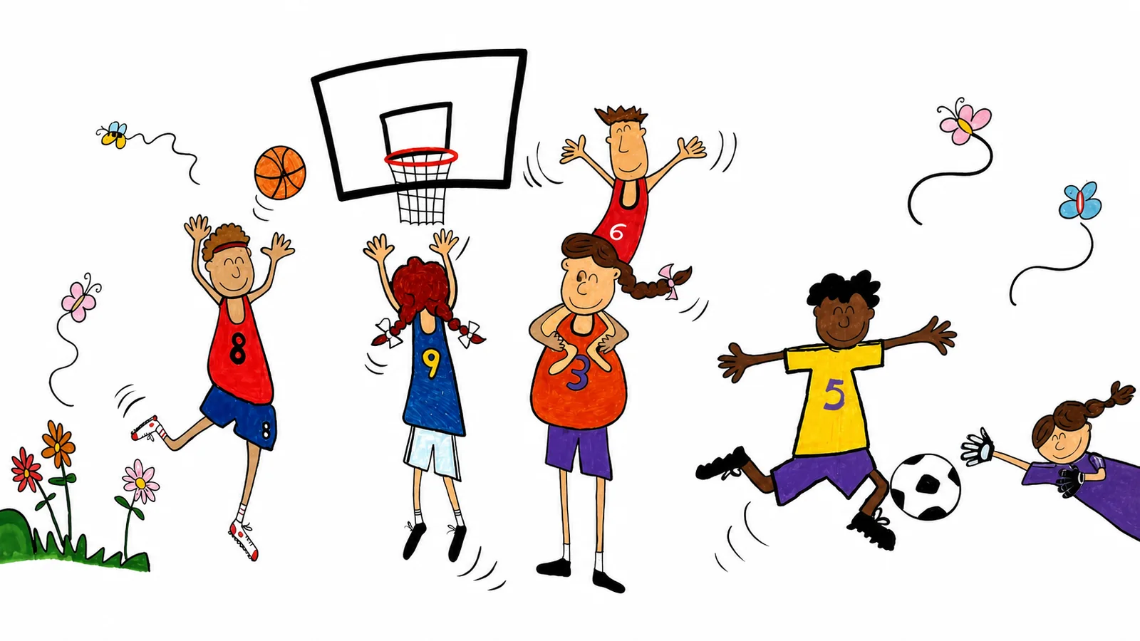Xiquets i xiquetes en activitats multiesportives