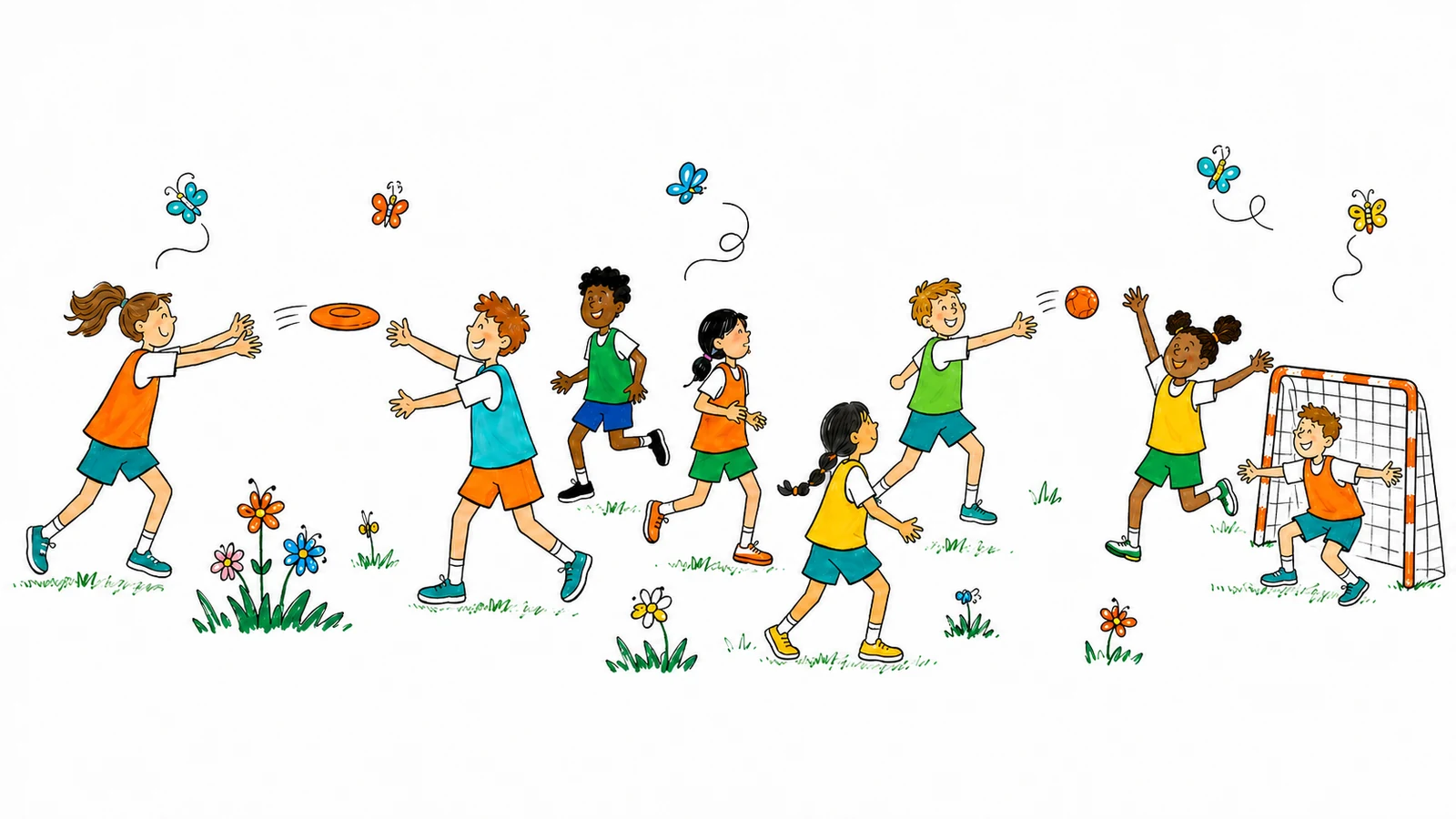 Frisbee i colpbol en equip