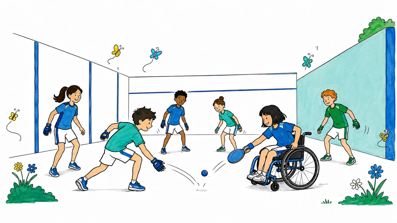 Pilota valenciana inclusiva al trinquet